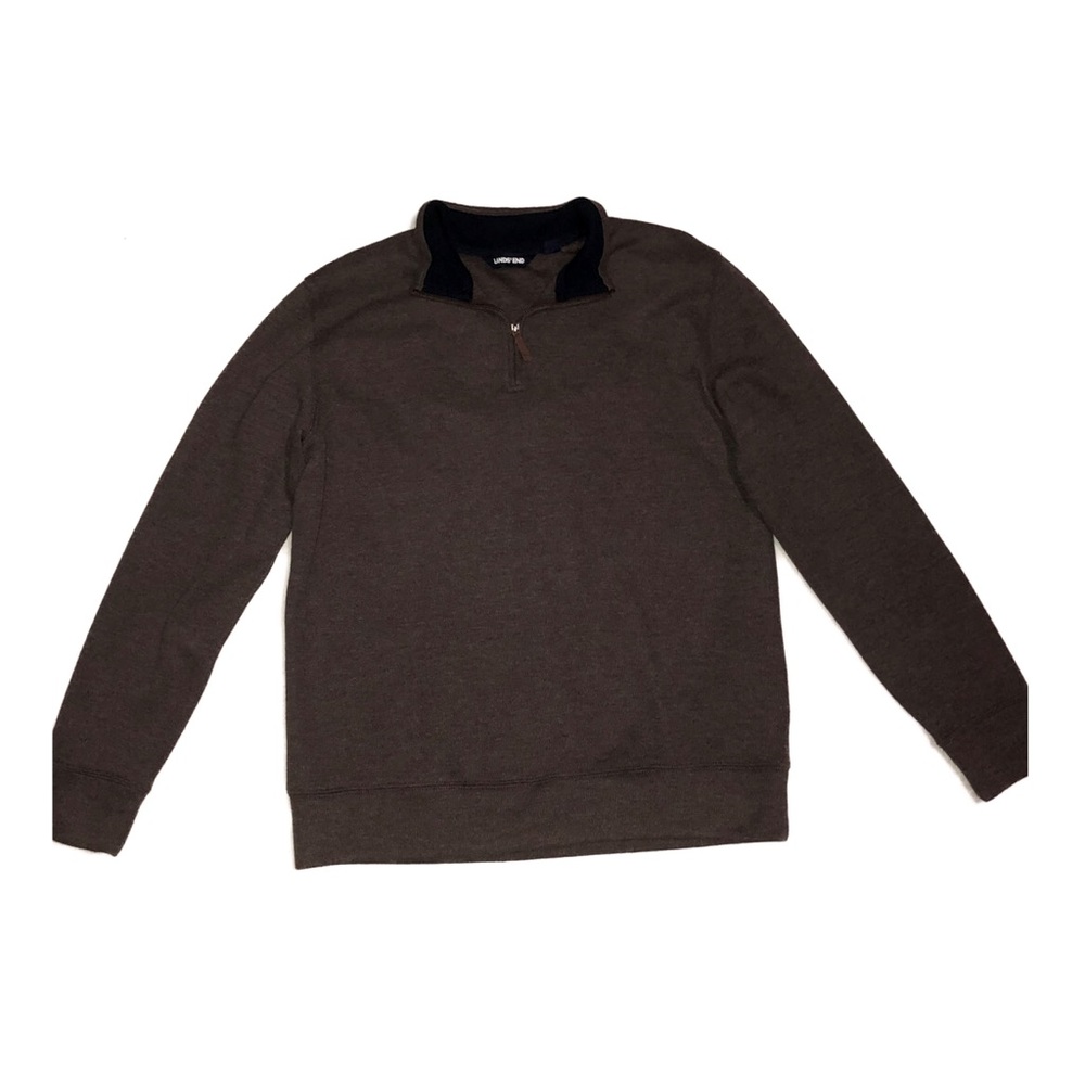 Mens large Bedford Rib Quarter Zip Sweater